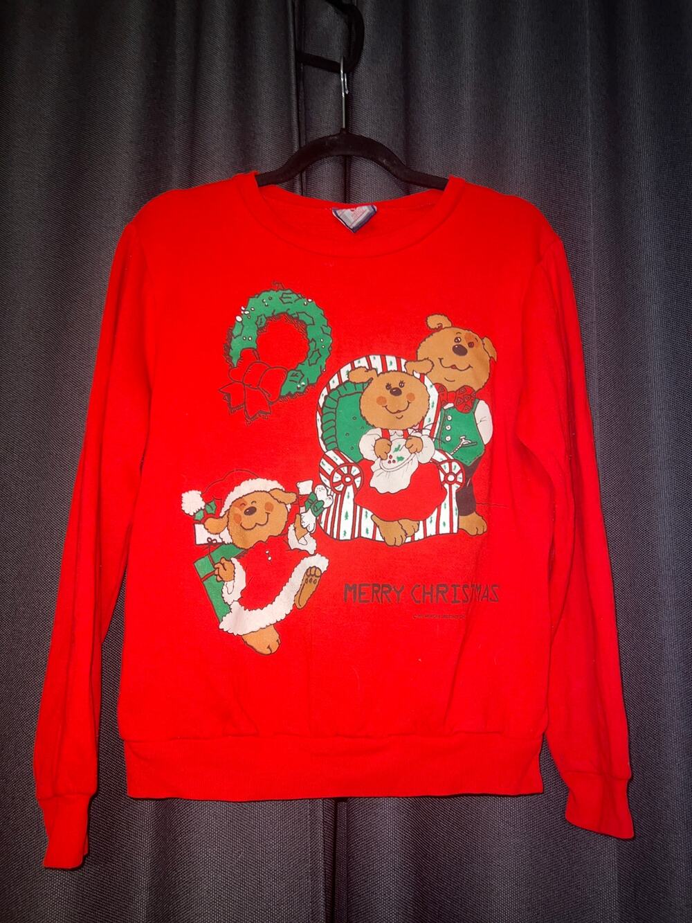 Ugly Christmas Sweater Xmas Sweatshirt Crewneck Size Small Vintage